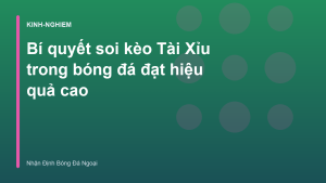 Read more about the article Bí quyết soi kèo Tài Xỉu trong bóng đá đạt hiệu quả cao
